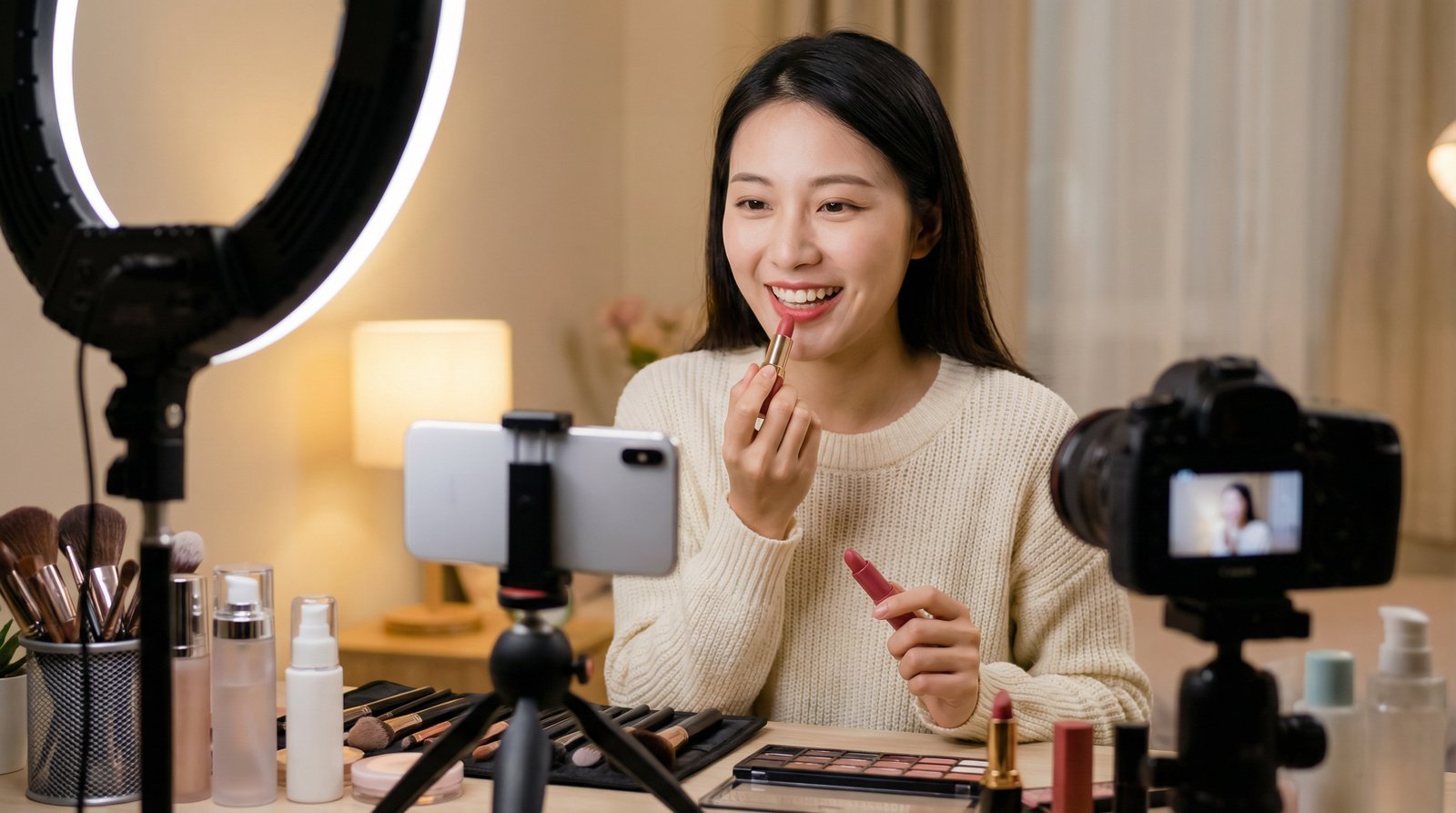 国产主播教程视频-美妆化妆教学